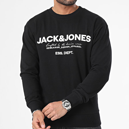 Ropa Hombre Casual Sudadera JACK & JONES Básica De Cuello Redondo - Negro Talla S Hombre Prenda Básica Hombre