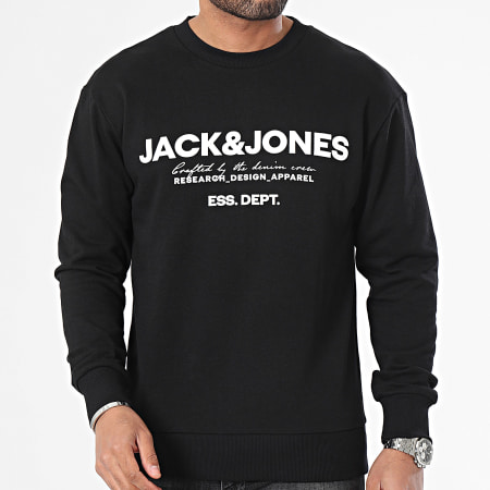 Ropa Hombre Casual Sudadera JACK & JONES Básica De Cuello Redondo - Negro Talla S Hombre Prenda Básica Hombre
