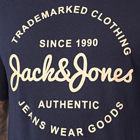 Jack And Jones - Tee Shirt Forest Bleu Marine