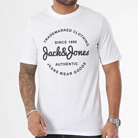 Jack And Jones - Tee Shirt Forest Blanc
