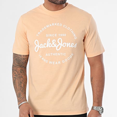 Jack And Jones - Maglietta arancione foresta