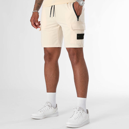 LBO - Ensemble Tee Shirt Et Short jogging 0169 Beige