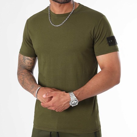 LBO - Set kakigroen 0174 T-shirt en joggingshort