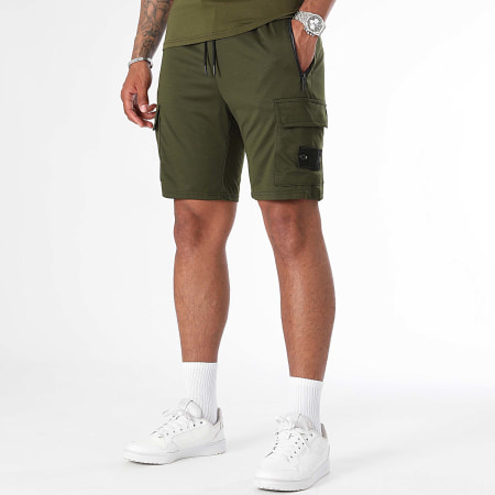 LBO - Set kakigroen 0174 T-shirt en joggingshort