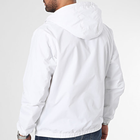 MTX - Giacca bianca con cappuccio e zip