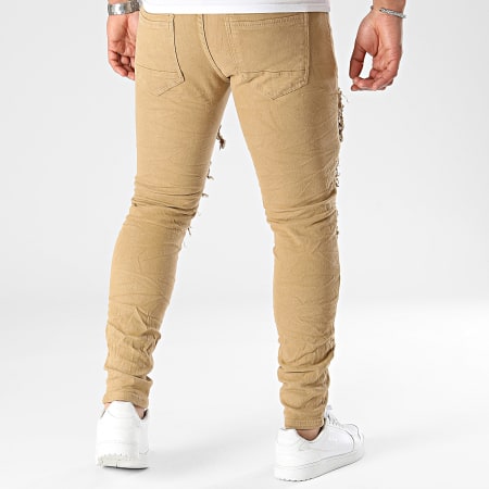 MTX - Jeans slim color cammello