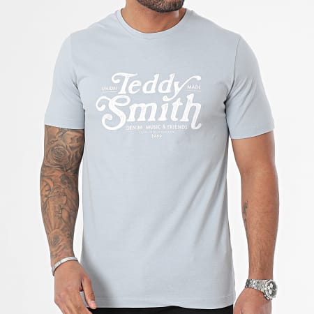 Teddy Smith - Maglietta 11016809D Blu chiaro