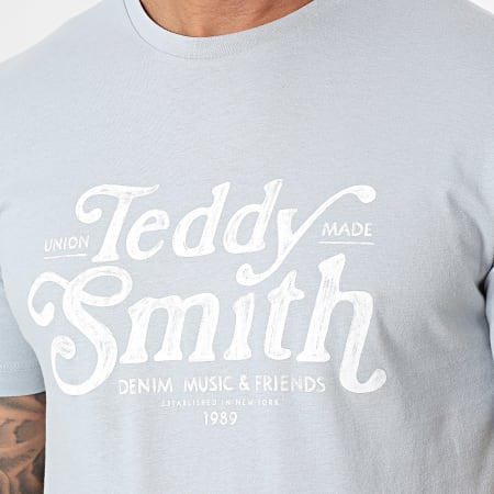Teddy Smith - Tee Shirt 11016809D Bleu Clair