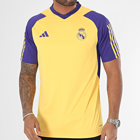 Adidas Sportswear - Maglia da calcio Real IQ0547 Giallo Viola