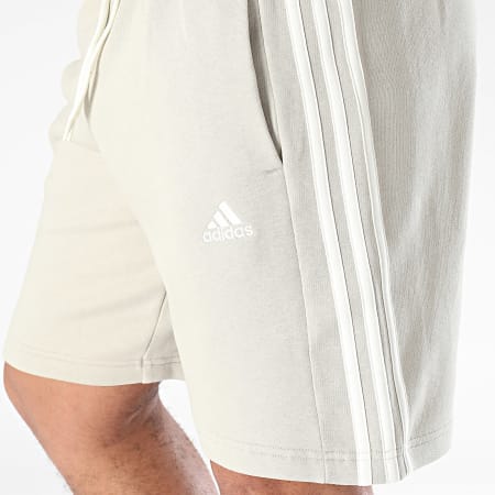 Adidas Sportswear - Short Jogging A Bandes 3 Stripes IP3083 Beige