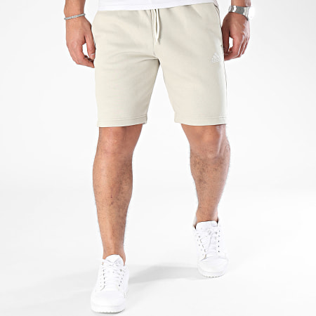 Adidas Sportswear - Pantaloncini da jogging 3 Stripes IP3083 Beige