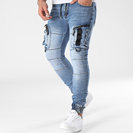 MTX - Jogger Pants Slim Jeans Azul Denim