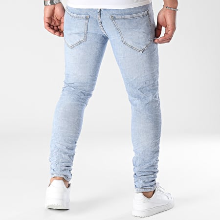 MTX - Jeans slim con lavaggio blu