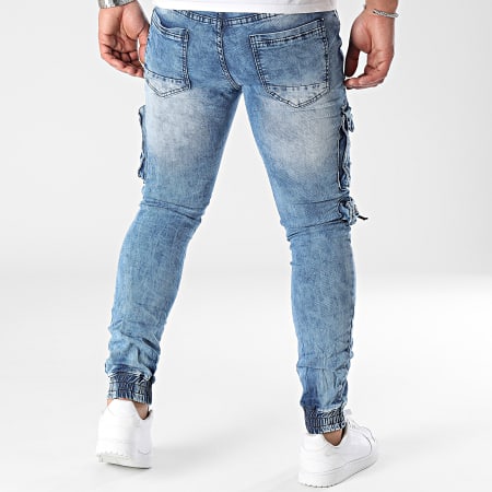 MTX - Jogger Pant Slim Jeans Blu Denim
