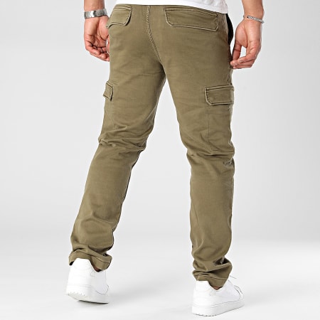 Pepe Jeans - Pantalon Cargo Slim PM211652 Vert Kaki