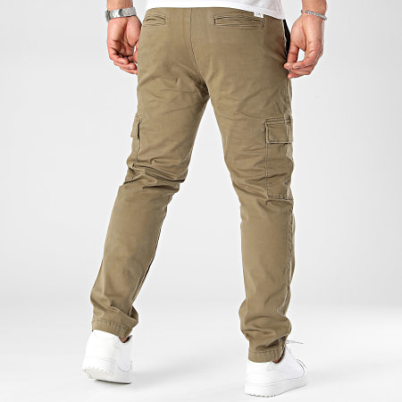 Pepe Jeans - Pantalon Cargo Slim PM211641 Vert Kaki