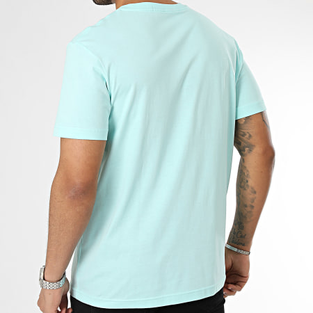 Calvin Klein - Tee Shirt Col Rond 5268 Bleu Turquoise