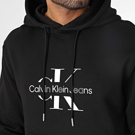 Calvin Klein - Felpa con cappuccio 5429 nero