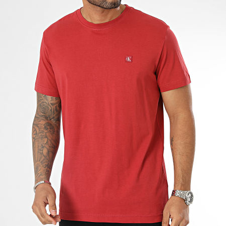 Calvin Klein - Maglietta girocollo 5268 Rosso Bordeaux