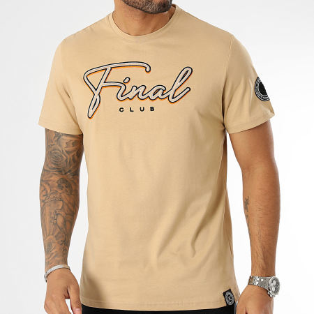Final Club - Camiseta Bordado 3D Firma 1088 Camel