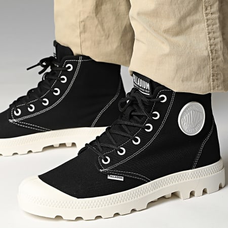 Palladium - Pampa Blanco 78882 Negro Hi-Top Sneakers