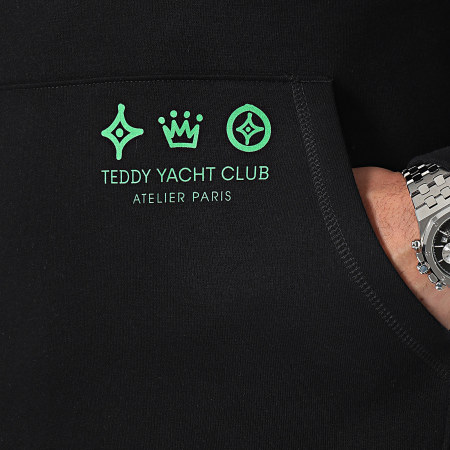 Teddy Yacht Club - Atelier De Couture Sudadera con capucha Negro Verde