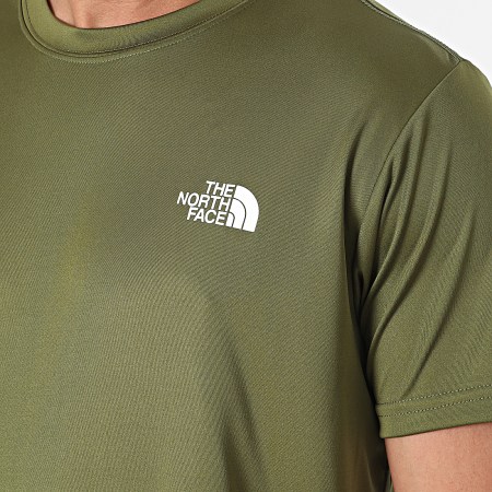 The North Face - Camiseta Reaxion A4CDW Caqui Verde