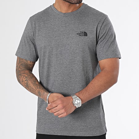 The North Face - Camiseta Simple Dome A87NG Heather Grey