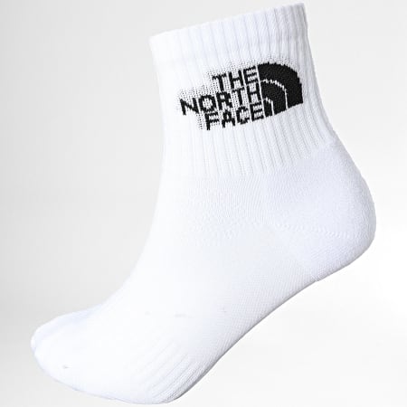 The North Face - Calcetines Multi Sport Cush 3 Pares A882G Blanco