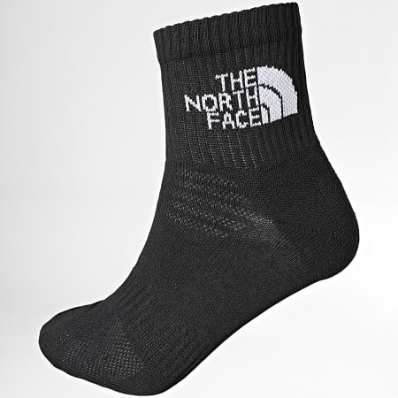 The North Face - Set di 3 paia di calzini Multi Sport Cush A882G Nero Bianco Grigio Heather