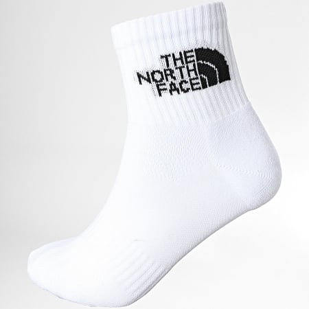 The North Face - Juego De 3 Pares De Calcetines Multi Sport Cush A882G Negro Blanco Gris Heather
