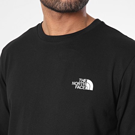 The North Face - Camiseta Manga Larga Simple Cúpula A87QN Negro