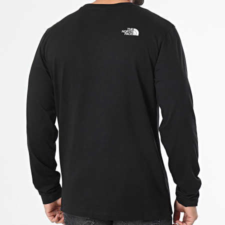 The North Face - Tee Shirt Manches Longues Simple Dome A87QN Noir