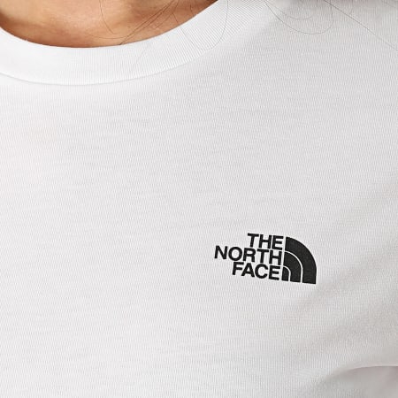 The North Face - Camiseta cúpula simple mujer A87NH Blanco