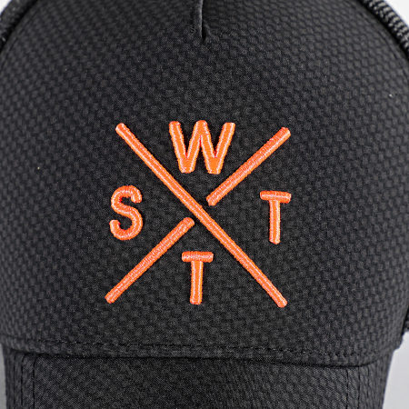 Watts - Cappello Trucker Tribe Nero Arancione