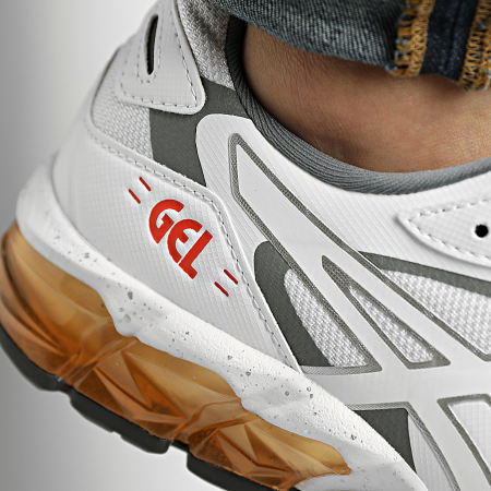 Asics - Sneaker Gel Quantum 180 1201A865 Bianco Grigio Acciaio