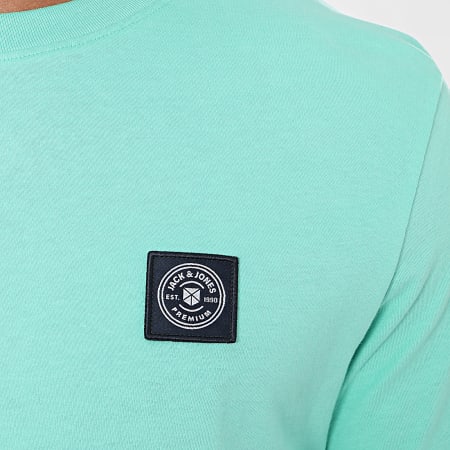 Jack And Jones - Tee Shirt Virtual Vert Turquoise