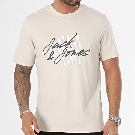 Jack And Jones - Camiseta Zuri Beige