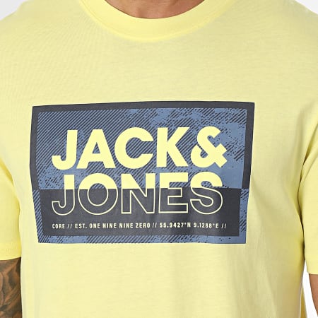 Jack And Jones - Maglietta Logan gialla