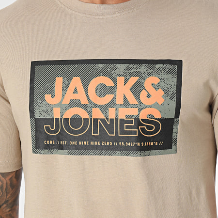 Jack And Jones - Maglietta Logan beige