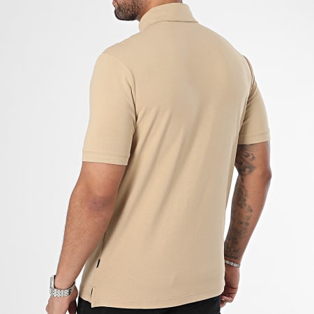 Jack And Jones - Polo Manches Courtes Spencer Beige