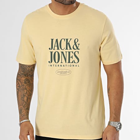 Jack And Jones - Lucca Tee Shirt Giallo chiaro