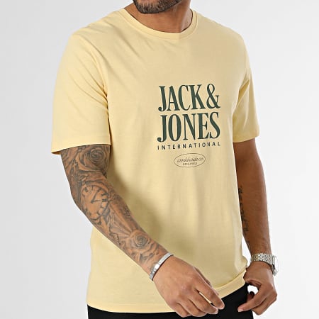 Jack And Jones - Lucca Camiseta Amarillo Claro