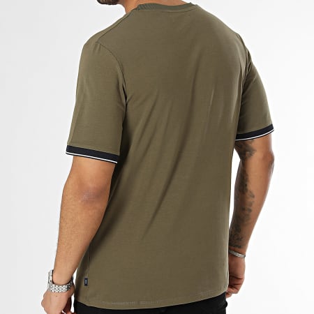 Jack And Jones - Camiseta con cuello en V de caucho verde caqui