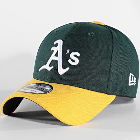 New Era - The League Oakland Athletics Cap 10047540 Verde scuro Giallo