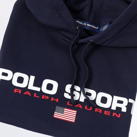 Polo Sport Ralph Lauren - Sweat Capuche Logo Sport Bleu Marine
