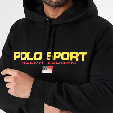 Polo Sport Ralph Lauren - Felpa con cappuccio Sport Logo Nero