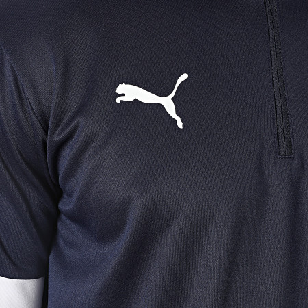 Puma - Individual RISE Maglietta a maniche lunghe 658994 blu navy
