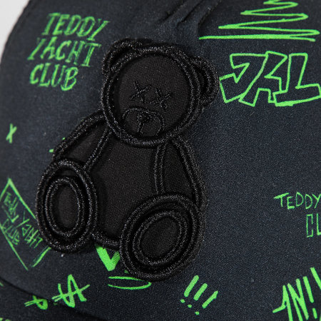 Teddy Yacht Club - Gorra Trucker Tagging Print Limited Negra