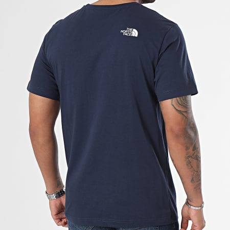 The North Face - Tee Shirt Easy A87N5 Bleu Marine